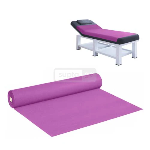 Fiber Disposable Bed Rolls Purple 80cm/200m